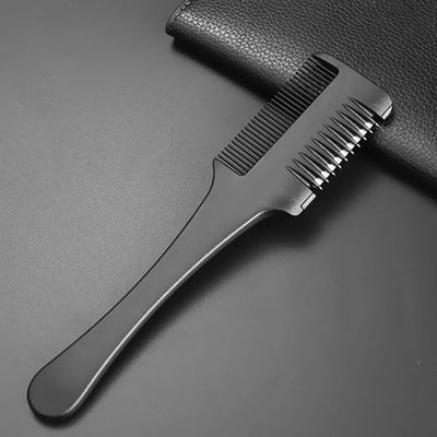 Hair Cutting Comb With Blade