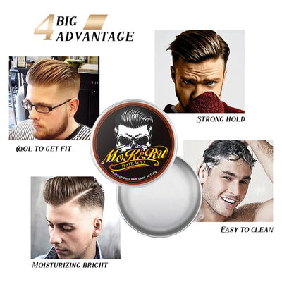 Strong styling hair wax for man