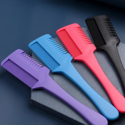 Hair Cutting Comb With Blade