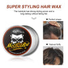 Strong styling hair wax for man