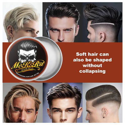 Strong styling hair wax for man